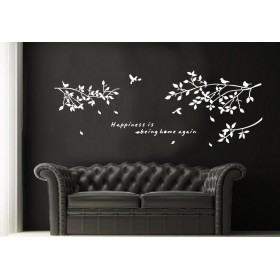 Birds and Branches  Quote Wall Decal